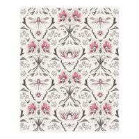 Bohemian Garden Pink Pattern (Print Only)