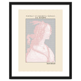 Portrait of Simonetta Vespucci as Nymph – Sandro Botticelli (ascii art) thumbnail