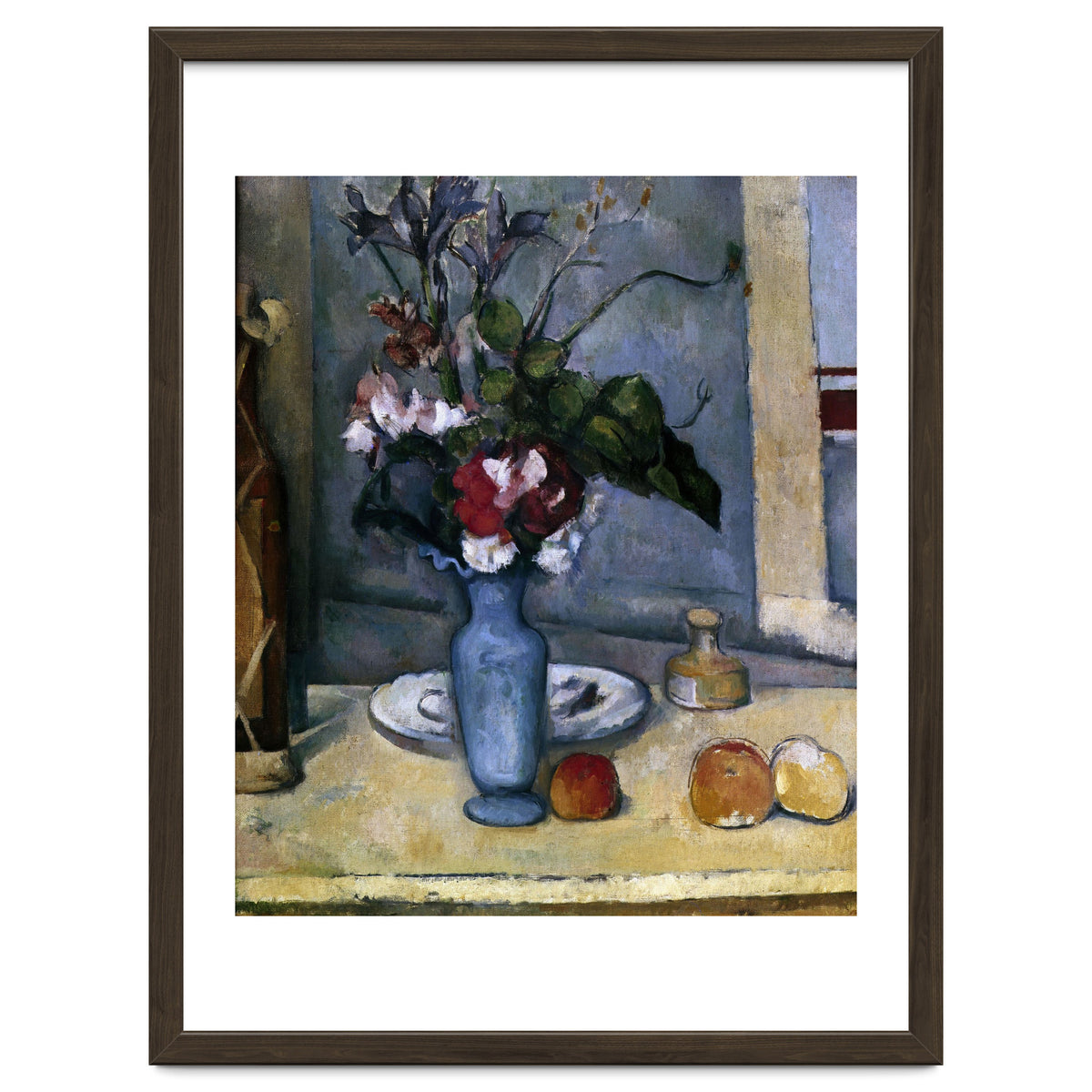 The Blue Vase - 1885/87 - 62x51 cm - oil on canvas - French Post-Impressionism.