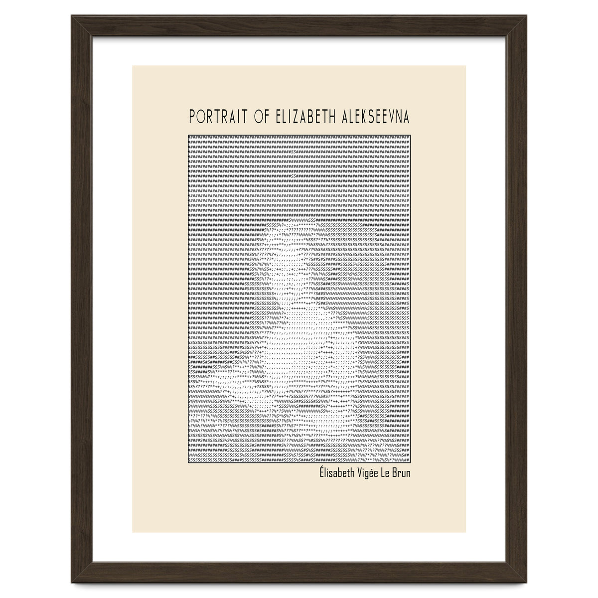 Portrait Of Elizabeth Alekseevna Wife Emperor Alexander I