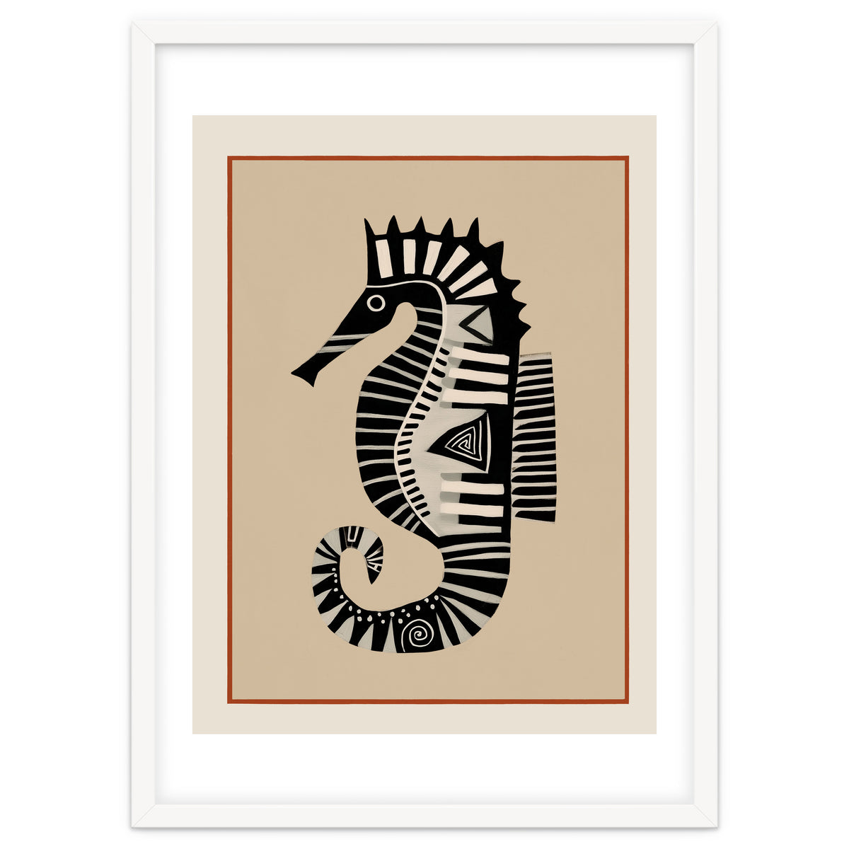 Striped Seahorse II