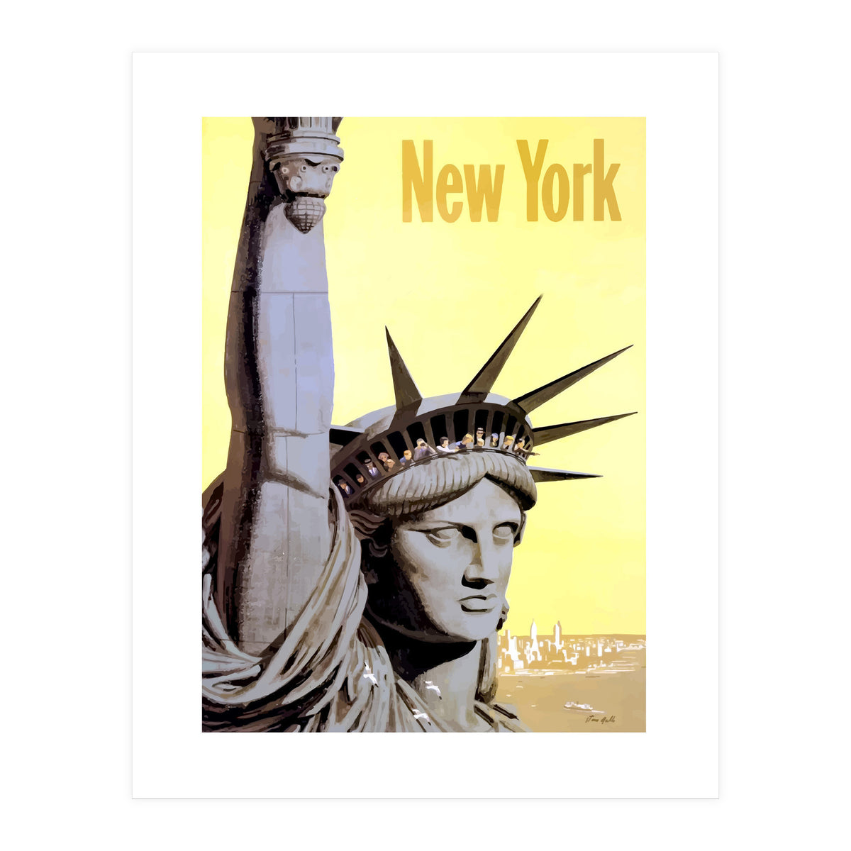 New York, Liberty Lady (Print Only)