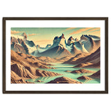 Vintage Chile, Torres Del Paine Poster thumbnail