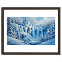 Frozen Cascades of Winter