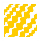 Yellow Wavy Pattern (Print Only) thumbnail