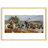 'Andalusia, The Round Up', 1914, Oil on canvas, 358 x 766,5 cm. thumbnail