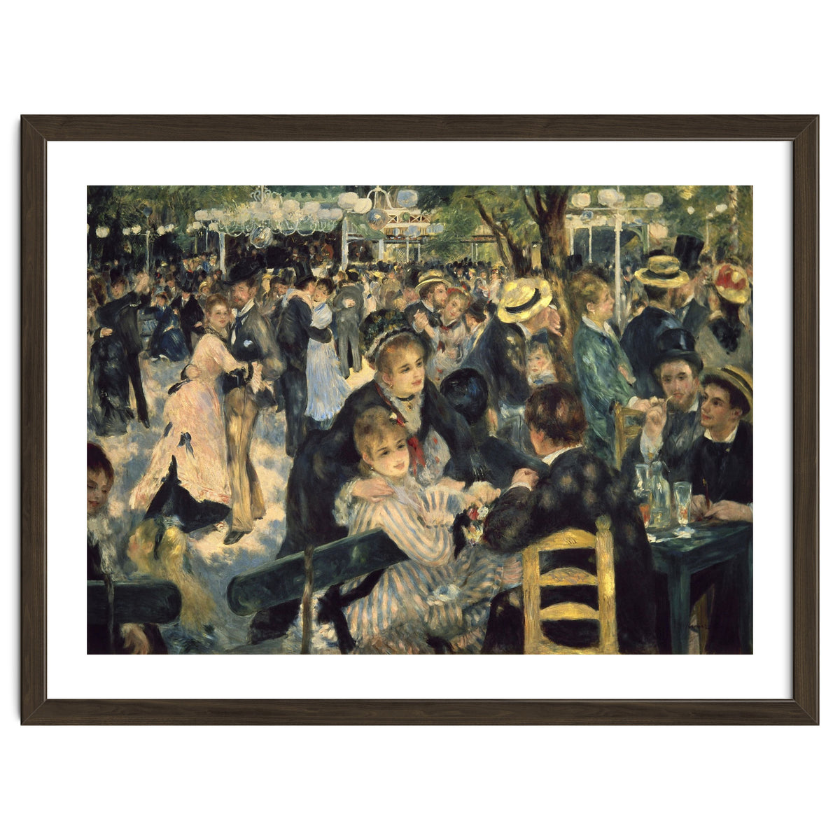 'Dance at Le moulin de la Galette', 1876, Oil on canvas, 131 x 175 cm.