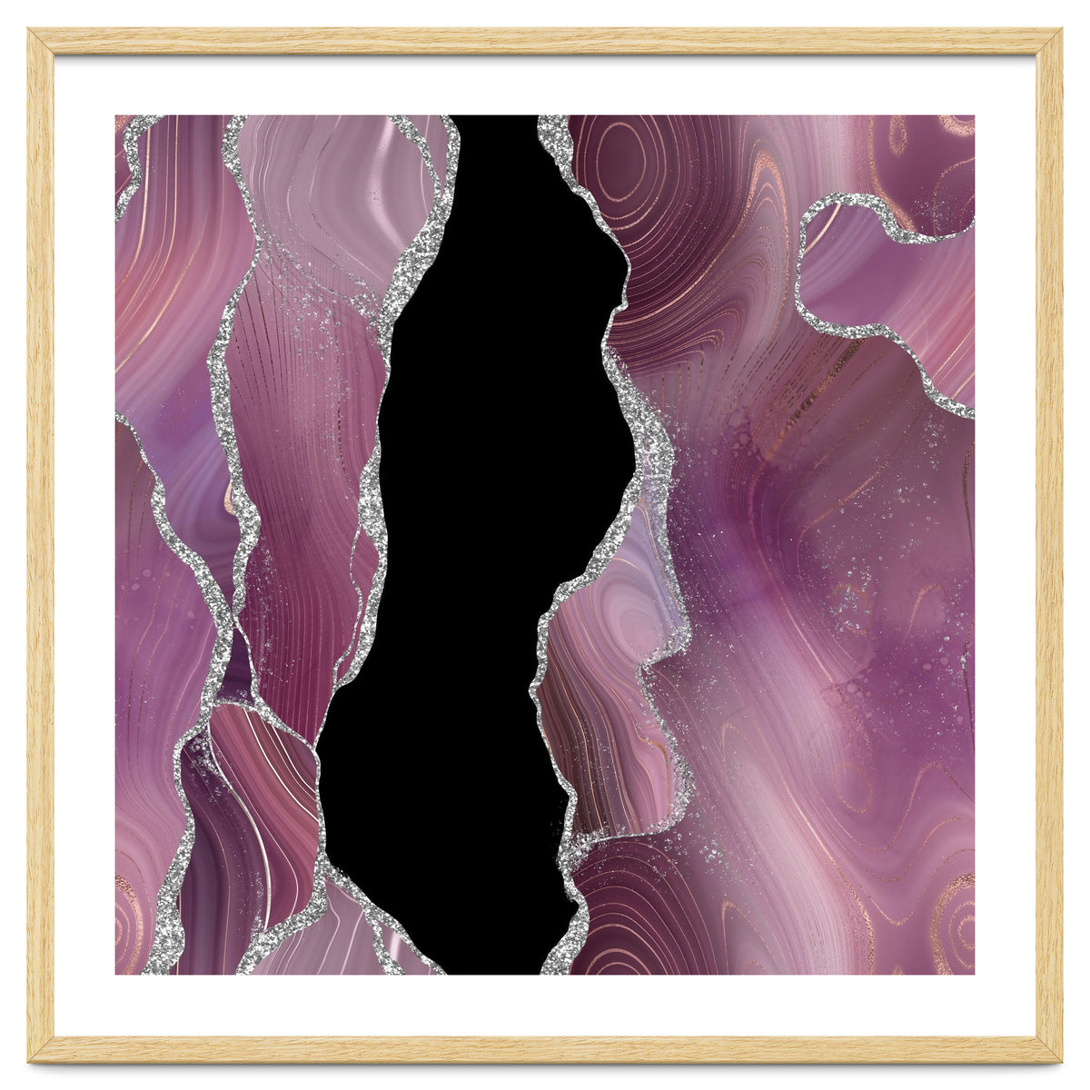 Mauve & Silver Agate Texture 01