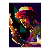 Marcus Miller Bass Jazz Musician Pop Art WPAP (Print Only) thumbnail