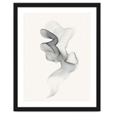 Abstract Black And White Swirling Lines Flowing Form thumbnail