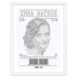 Receipt Art Emma Watson thumbnail
