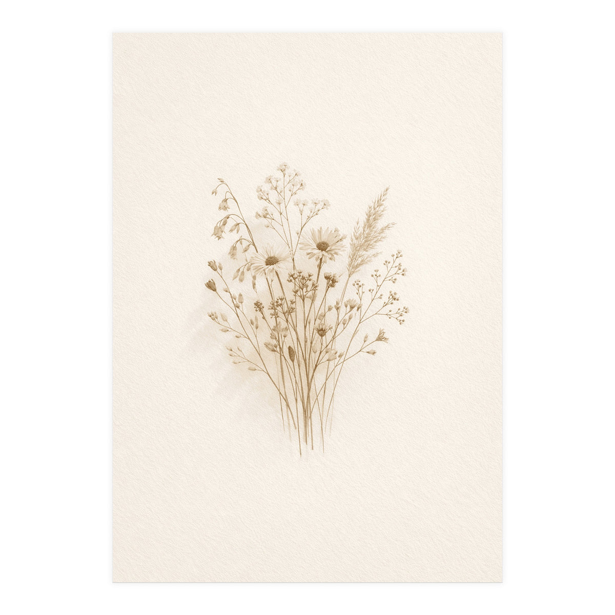 Minimalist Japandi Textures in Warm (Print Only)