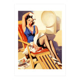 Sudden Wind On The Shipboard Cruiser (Print Only) thumbnail