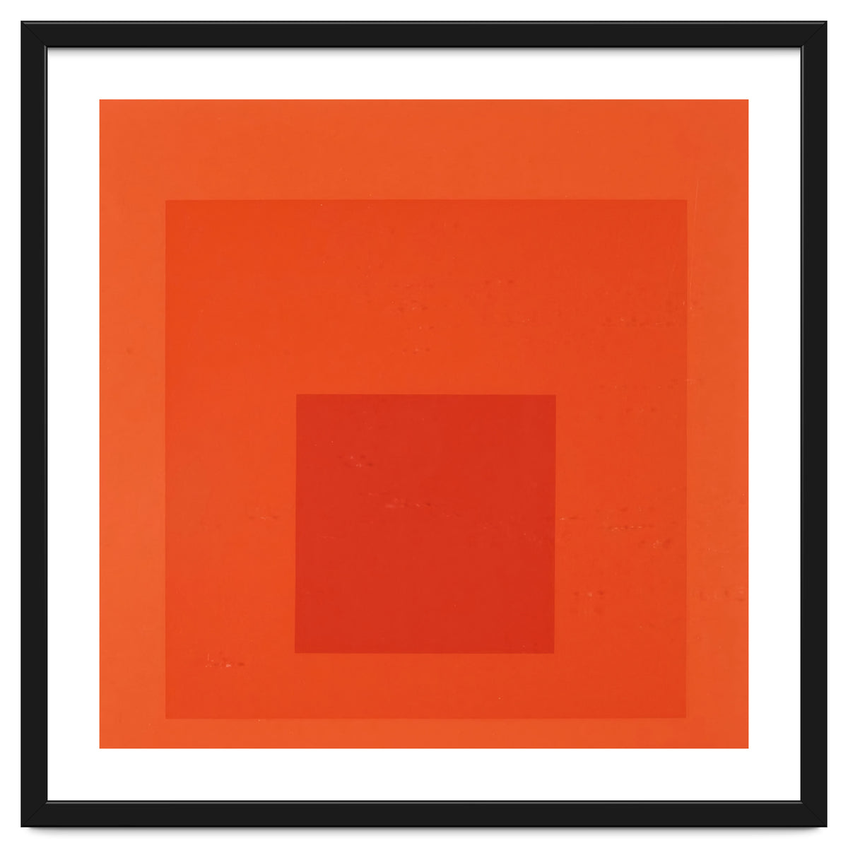 JOSEF ALBERS - HOMAGE TO THE SQUARE RED