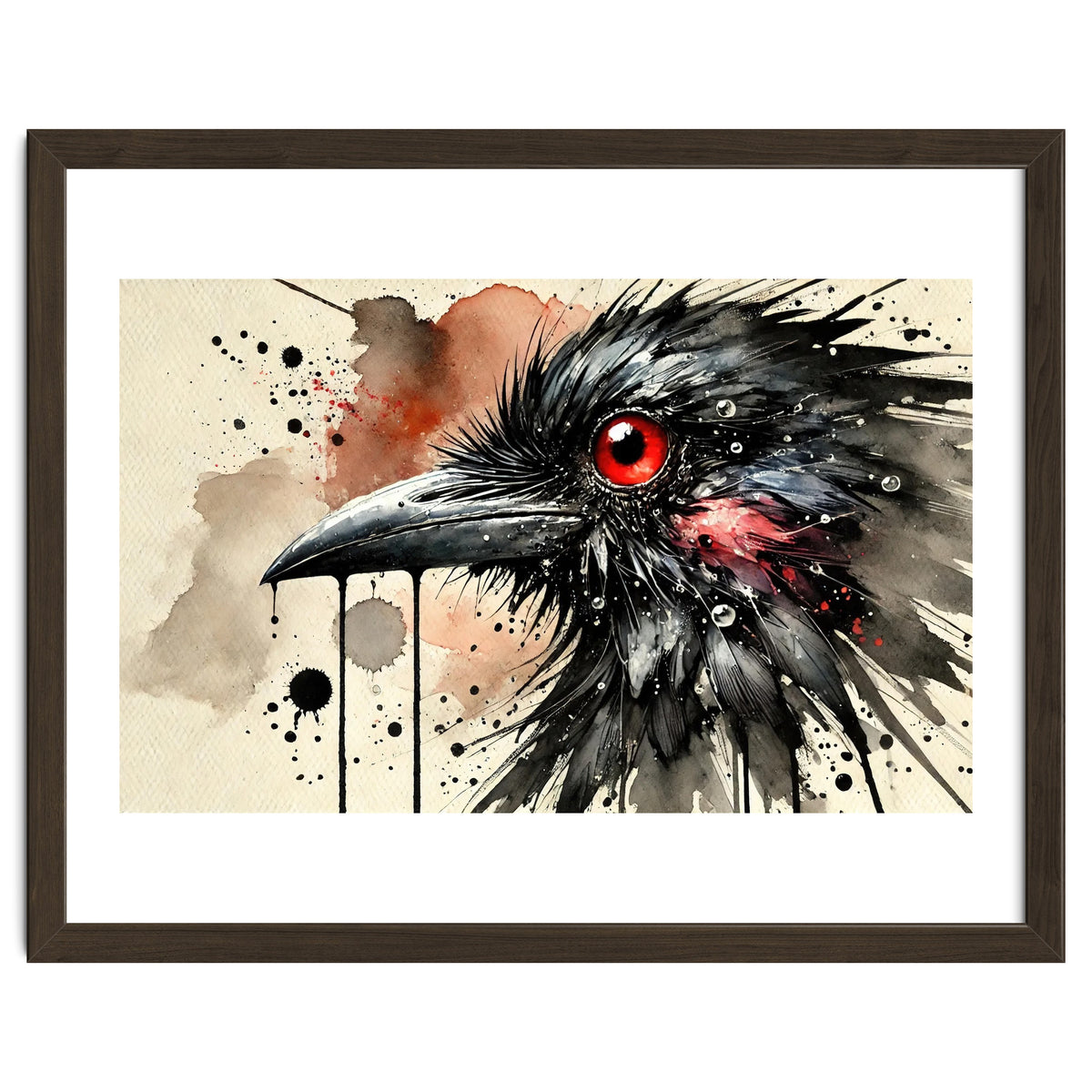 Dramatic Raven Portrait