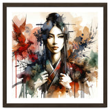 Phoenix Spirit Asian Warrior Portrait thumbnail