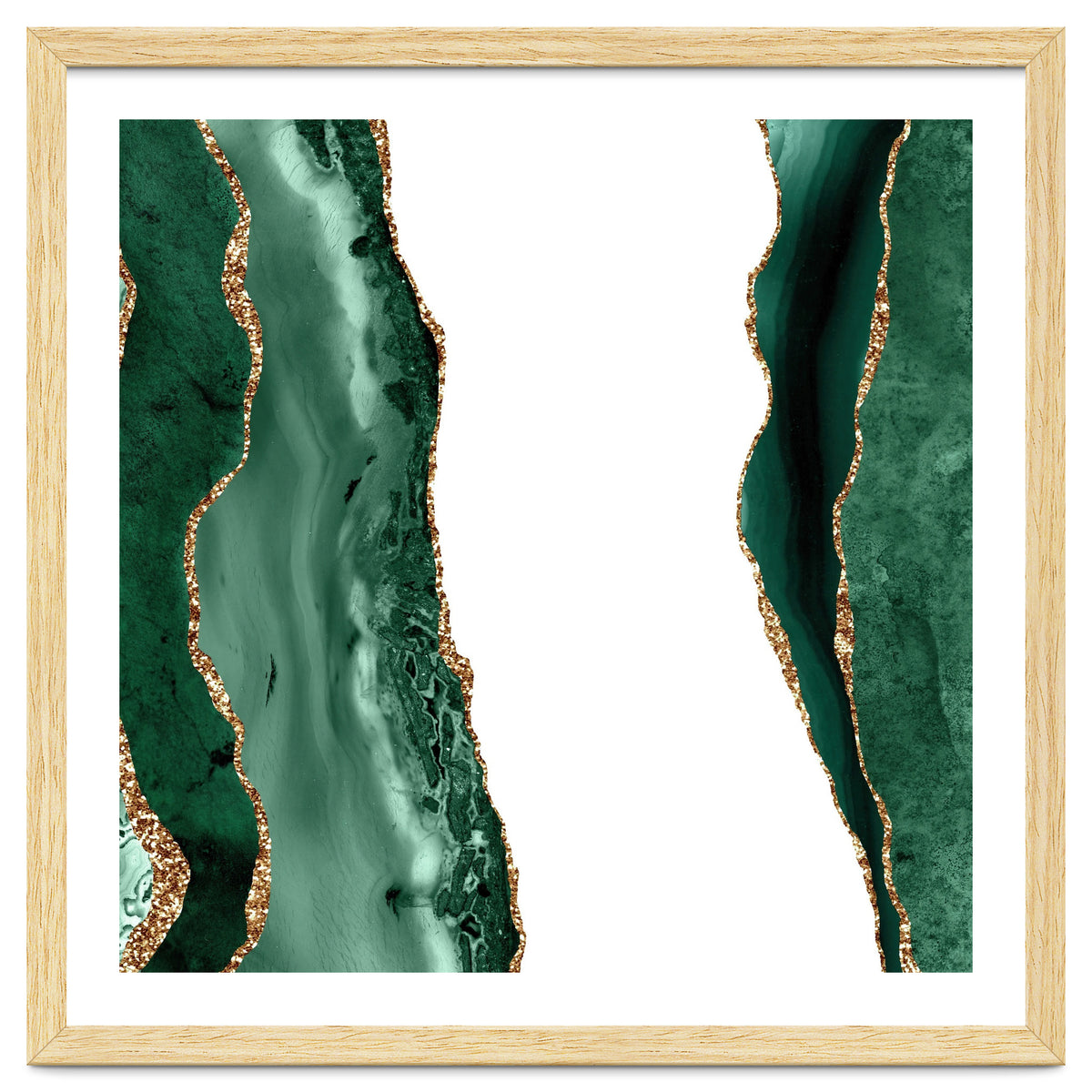 Emerald & Gold Agate Texture 14