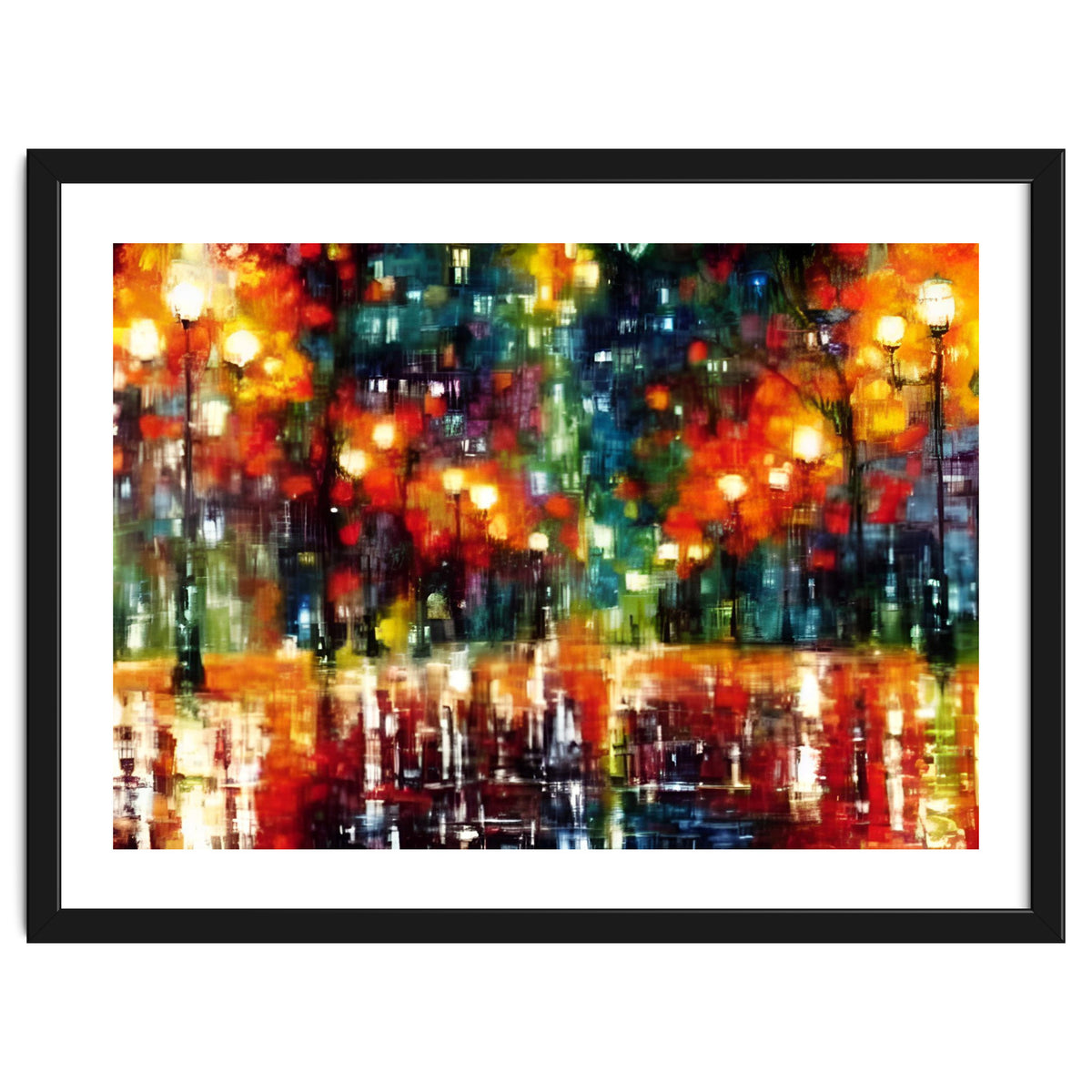 Abstract Contemporary Rainy