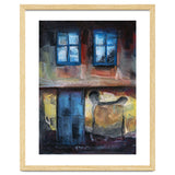 Pastel impression of an old house facade thumbnail