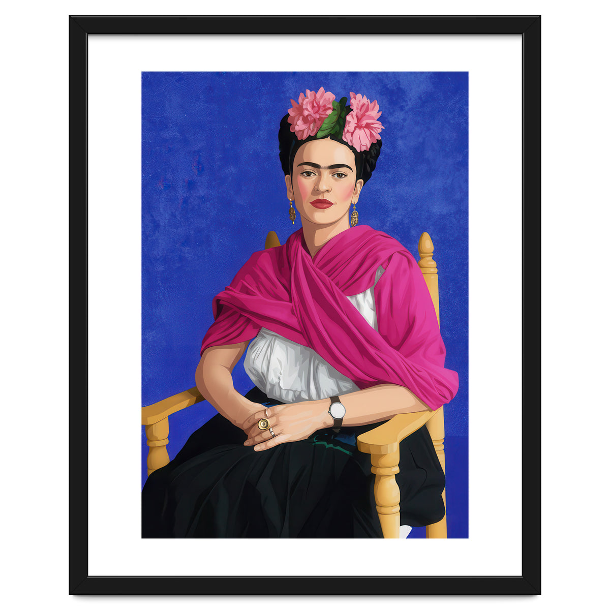 Frida Kahlo Portrait Illustration