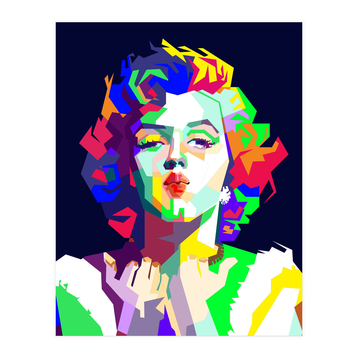 Marilyn Monroe Famous Actress Pop Art  (Print Only)