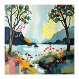 Serene Mountain Lake Landscape (Print Only) thumbnail
