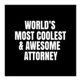 World's most coolest and awesome attorney (Print Only) thumbnail