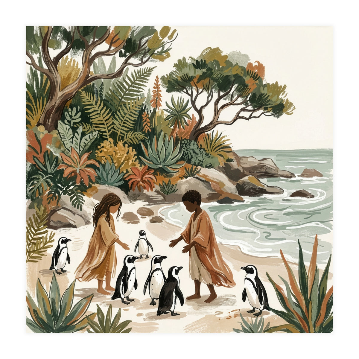 Oceanic Wildlife Friends (Print Only)