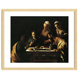 Caravaggio / 'Supper at Emmaus', 1606, Oil on canvas, 141 x 175 cm. JESUS. CRISTO RESUCITADO. thumbnail