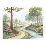 Serene Meadow Stream: A Gentle Countryside Walk (Print Only) thumbnail