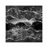 Black Glitter Agate Texture 06  (Print Only) thumbnail