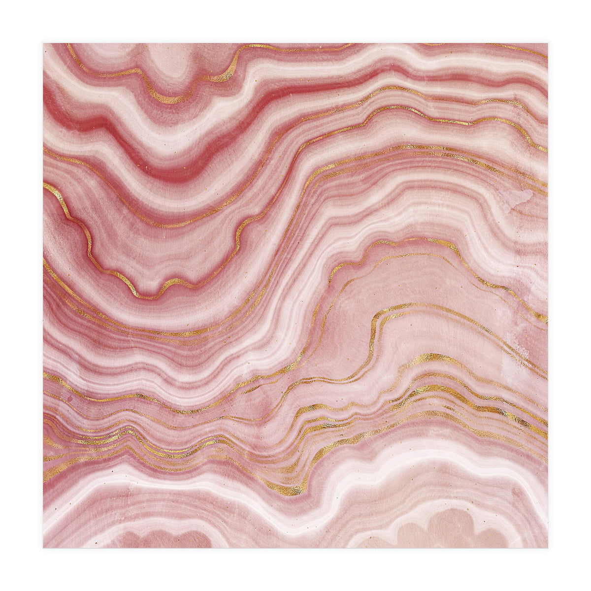 Pink Agate Texture 09  (Print Only)