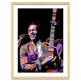 Chuck Berry Rock and Roll Guitarist Colorful thumbnail