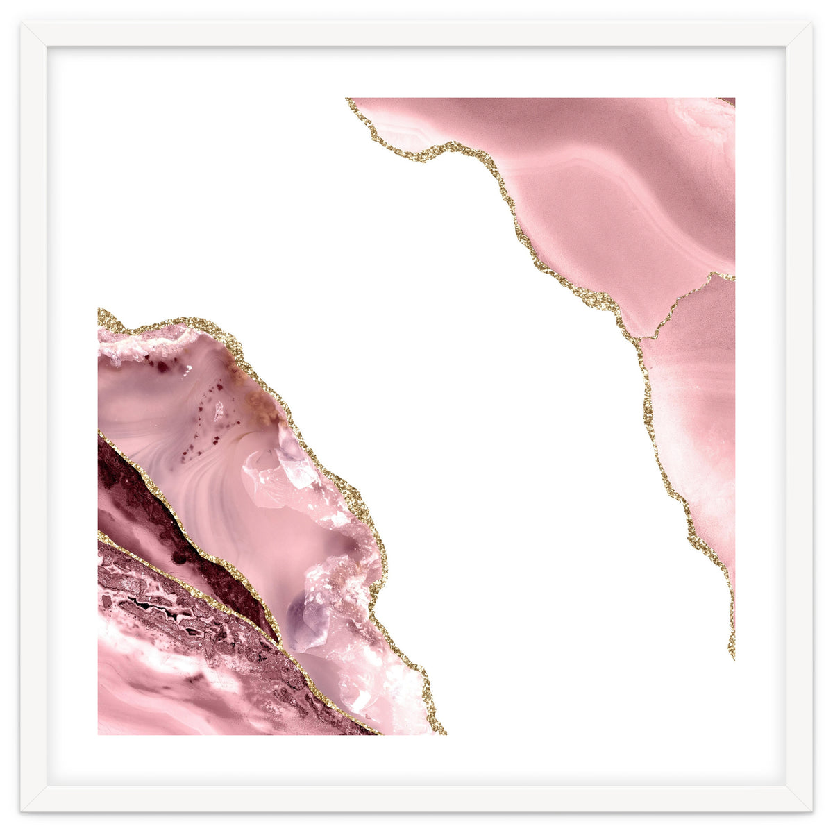 Blush & Gold Agate Texture 06