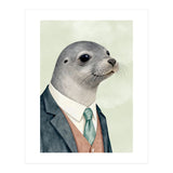 Seal Animal In A Suit  (Print Only) thumbnail