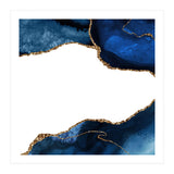 Navy & Gold Agate Texture 25  (Print Only) thumbnail