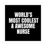 World's most coolest and awesome nurse (Print Only) thumbnail