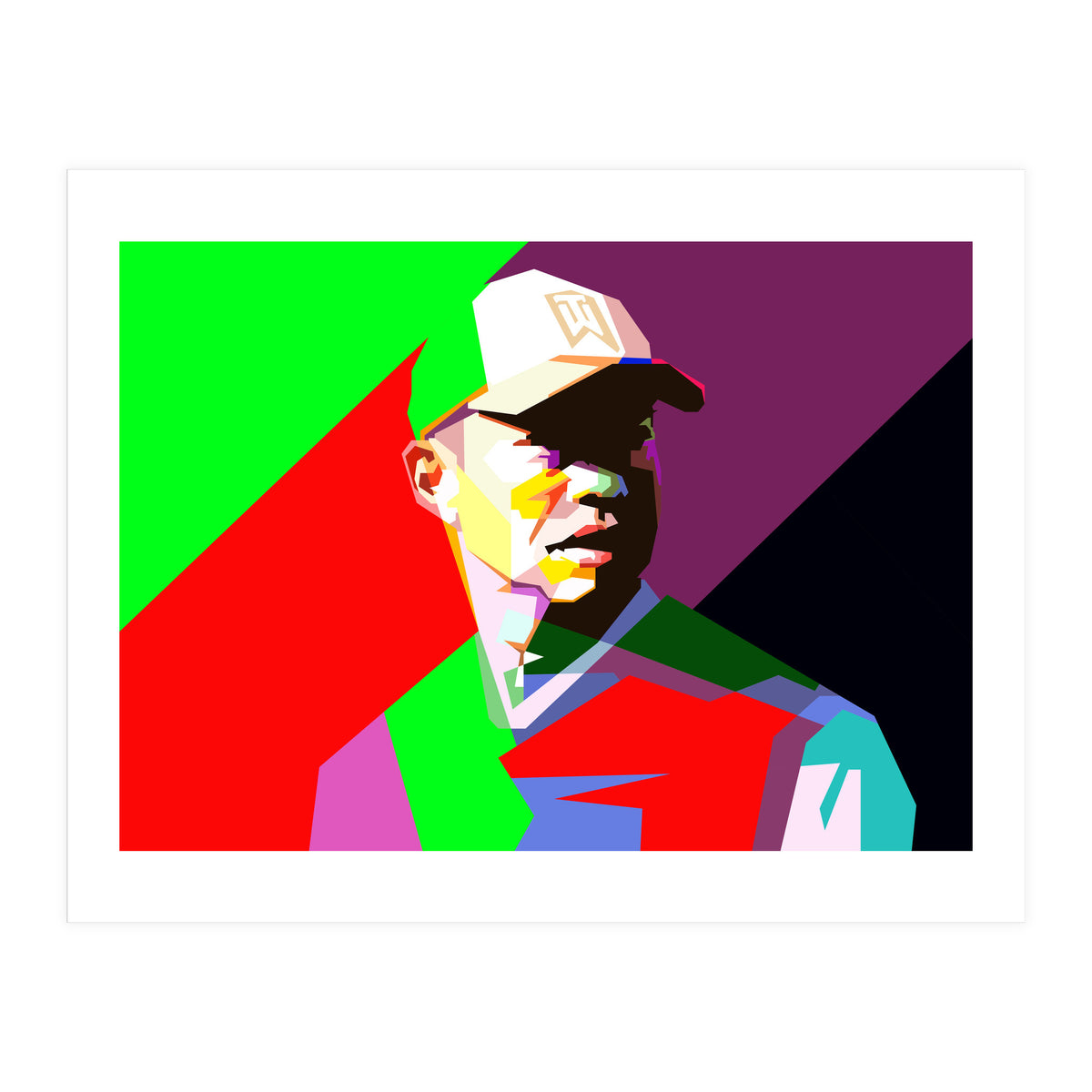 Tiger Woods Golf Legendary Pop Art WPAP (Print Only)