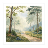 Atmospheric Forest Watercolor Painting (Print Only) thumbnail