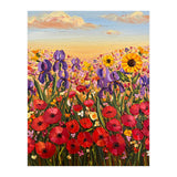 Vibrant Wildflower Field Oil Painting (Print Only) thumbnail
