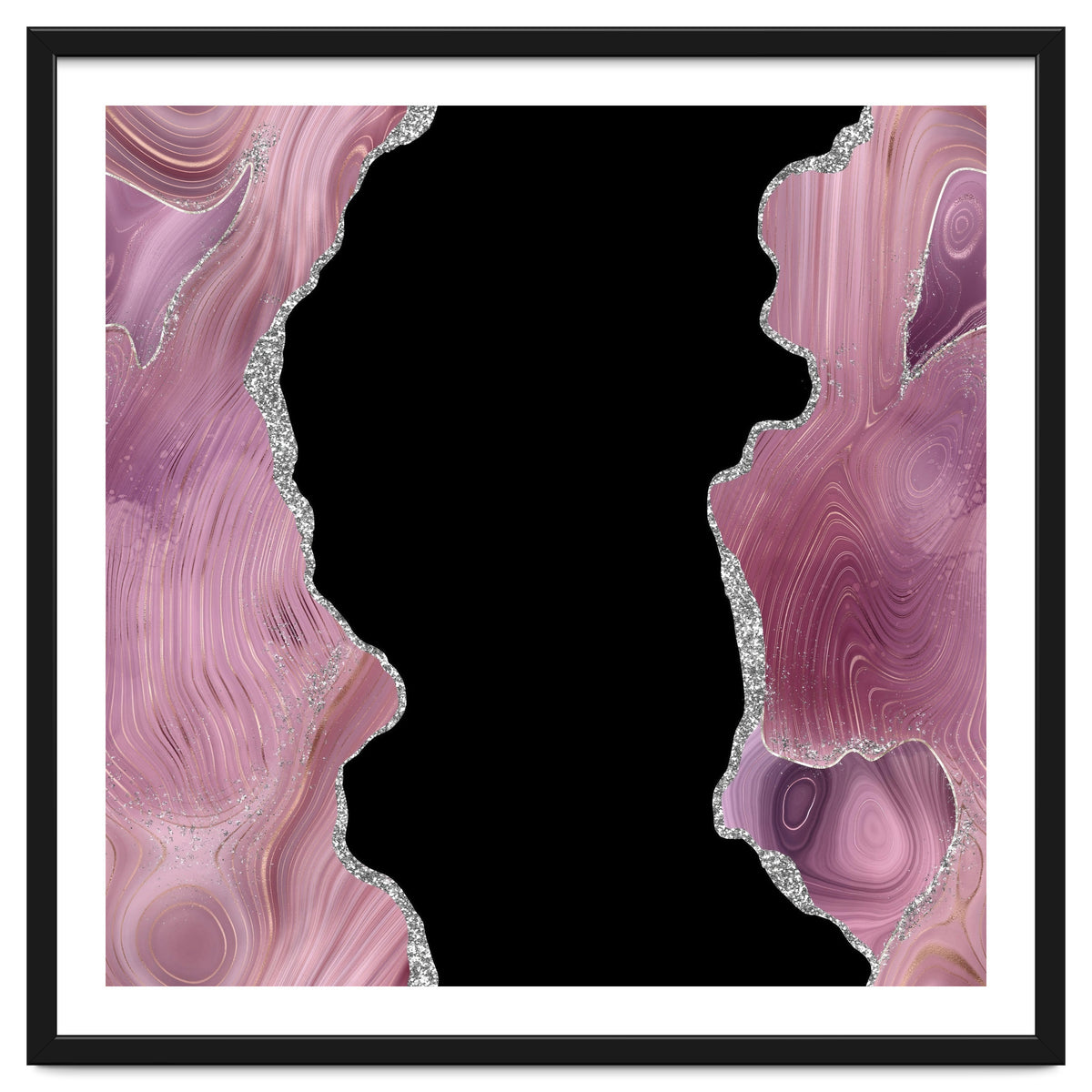 Mauve & Silver Agate Texture 02