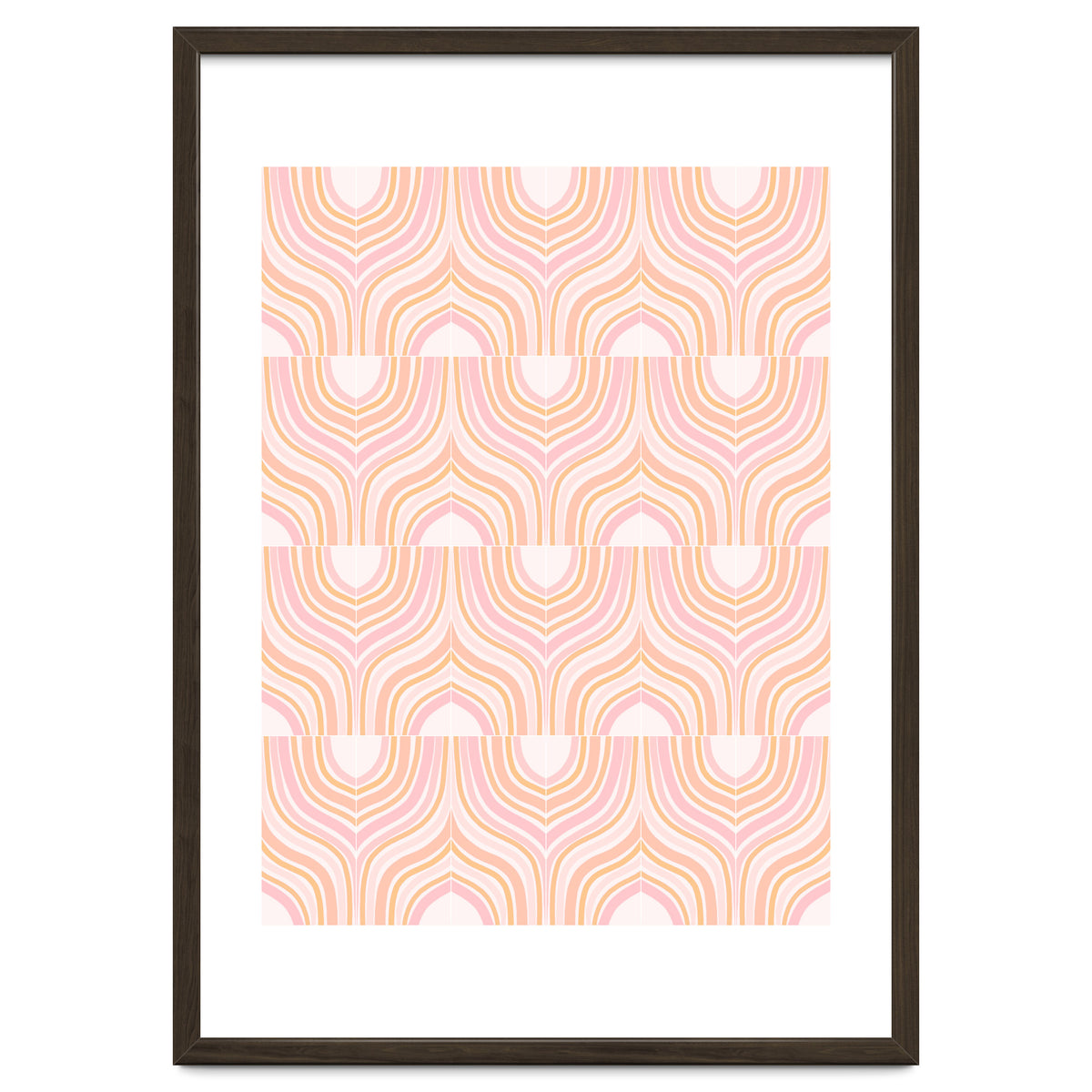 Peachy Marbeling Tiles