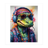 Alligator In Headphones Music (Print Only) thumbnail