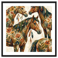 Rustic Horse Blossoms