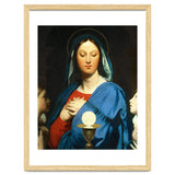 Jean Auguste Dominique Ingres / 'The Virgin Mary Prays to the Host', 1866. thumbnail