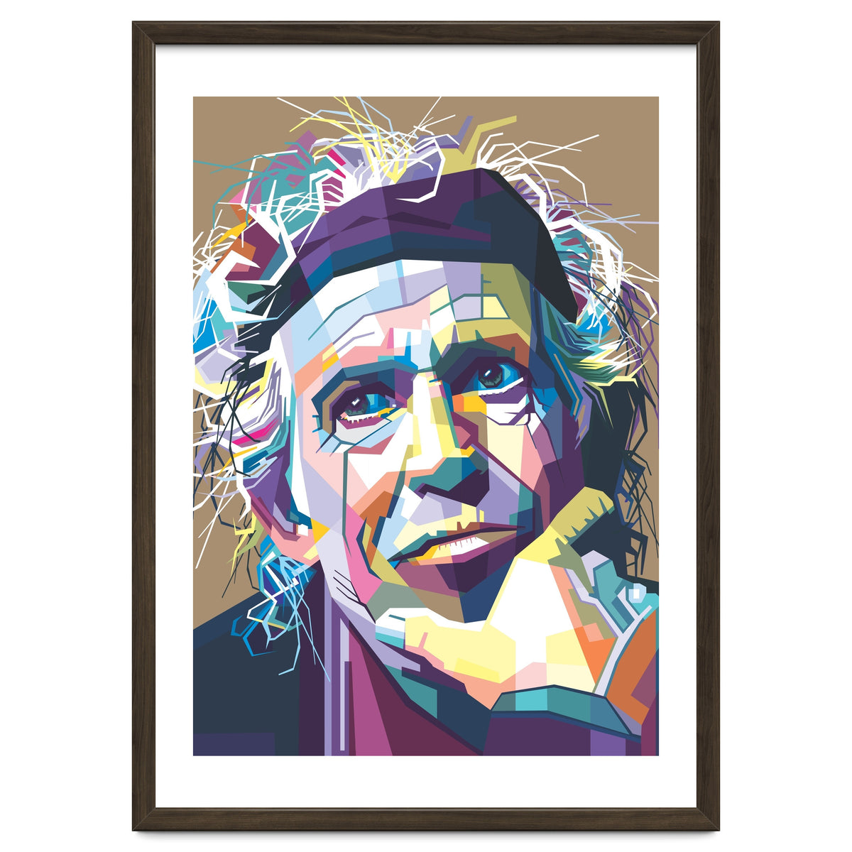 K Richards Pop Art WPAP
