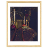 Dark Baroque Table still life moody still life oils thumbnail