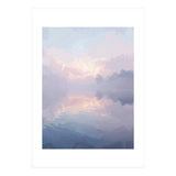 Ethereal Misty Lakeside at Dawn (Print Only) thumbnail