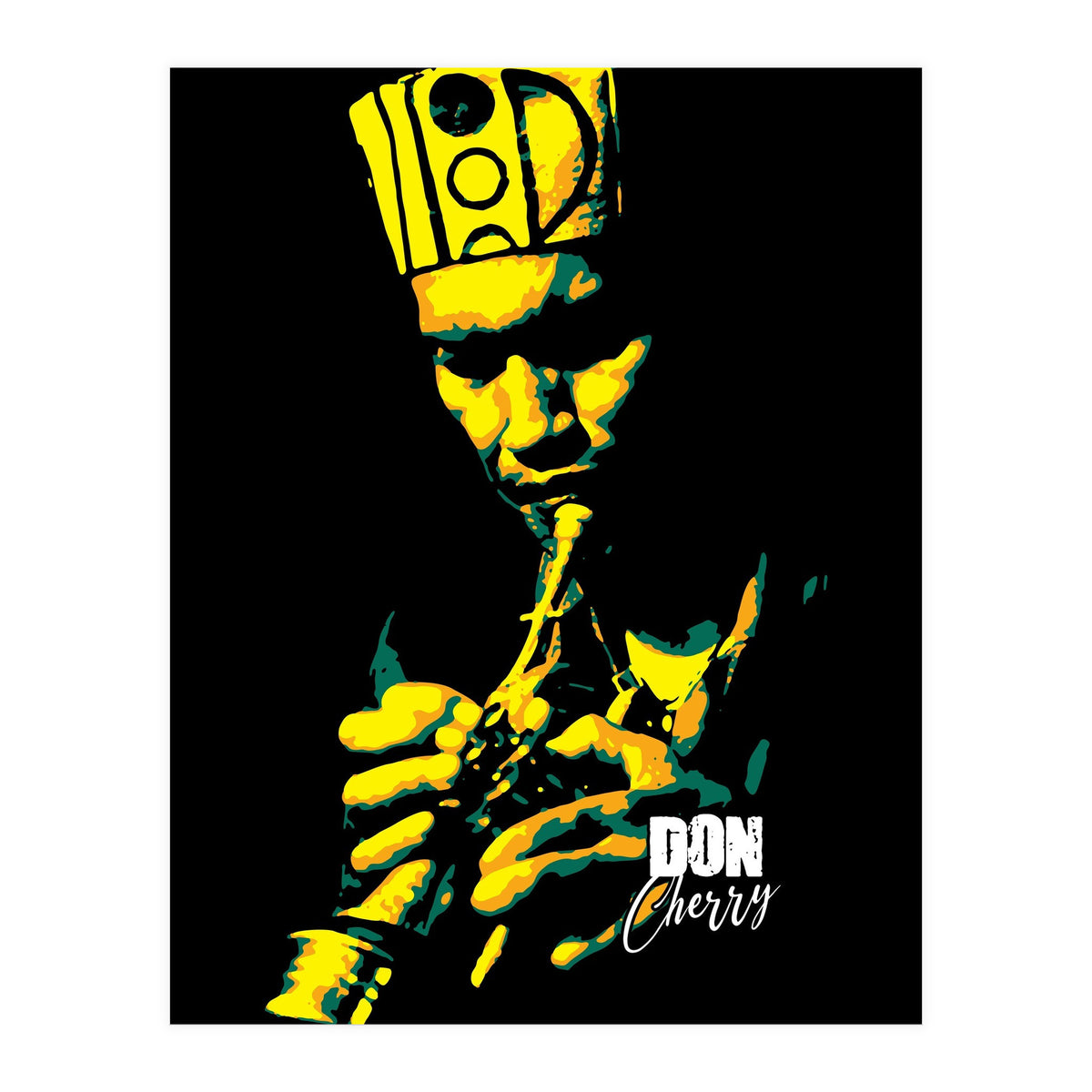 Don Cherry American Jazz Trumpeter v2 (Print Only)