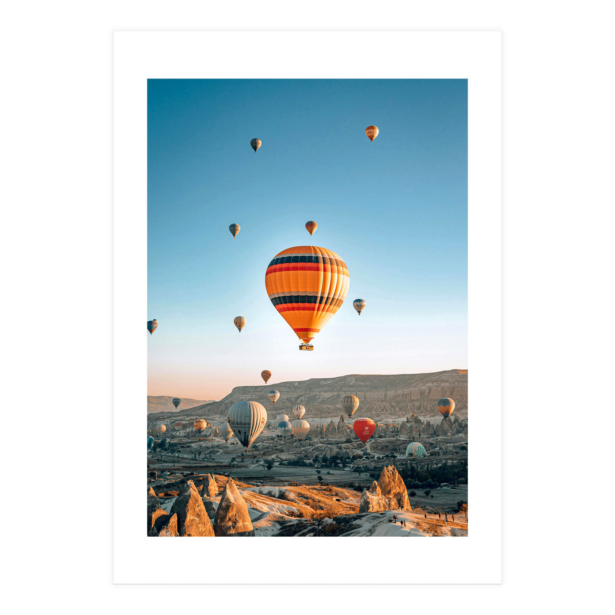 Hot Air Balloons Cappadocia Sunrise (Print Only)